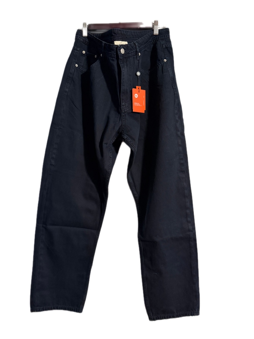 YoungLA Men's Black Baggy Jeans